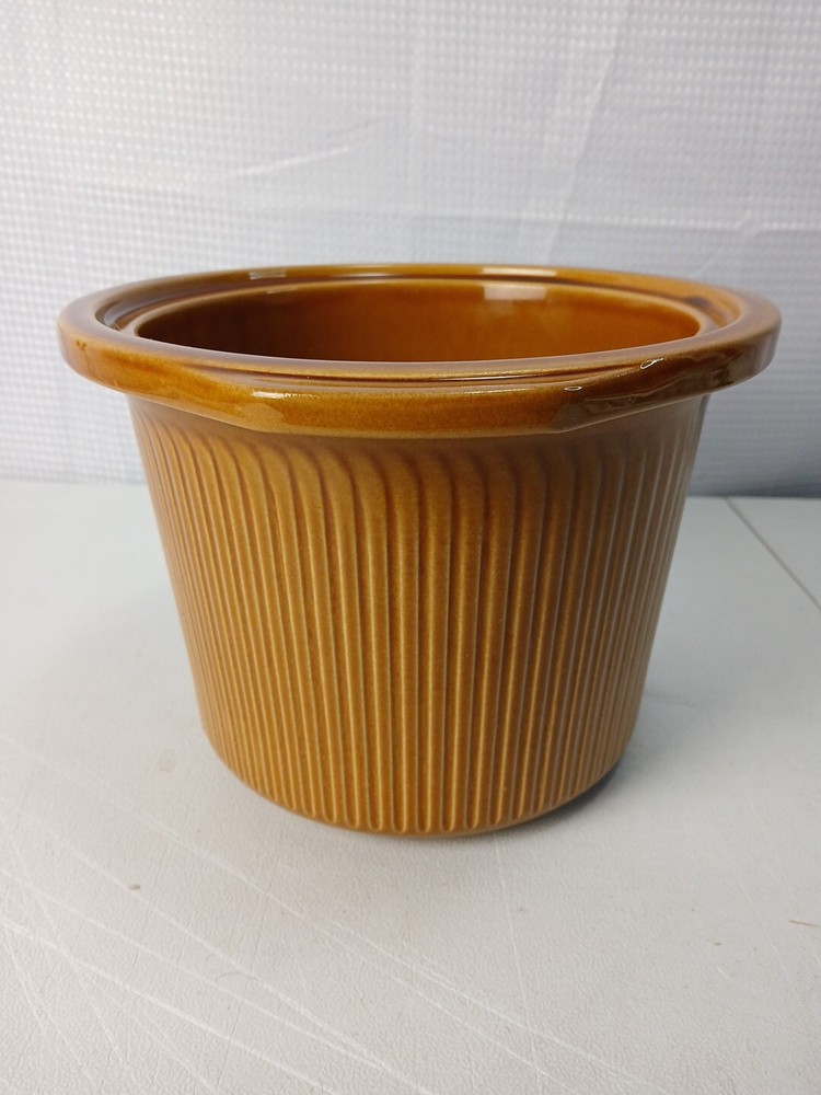 Rival D-256-762 Crockpot Slow Cooker Replacement Part Brown Insert ONLY