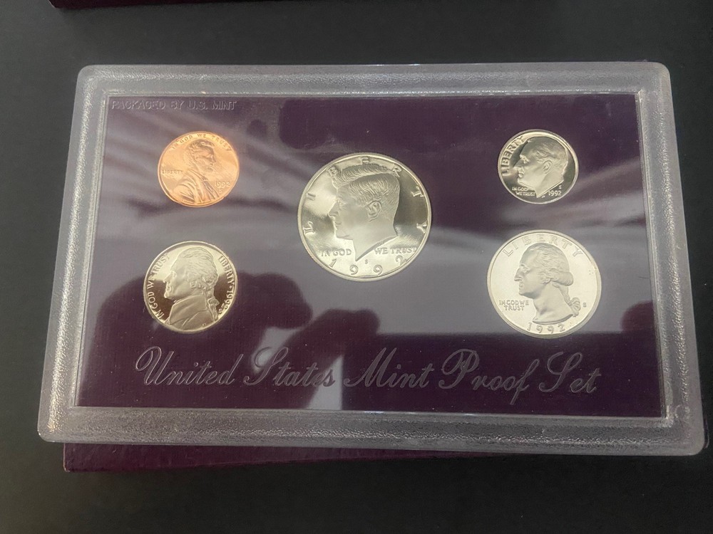 1988 S & 1992 S US Official Proof Set Original