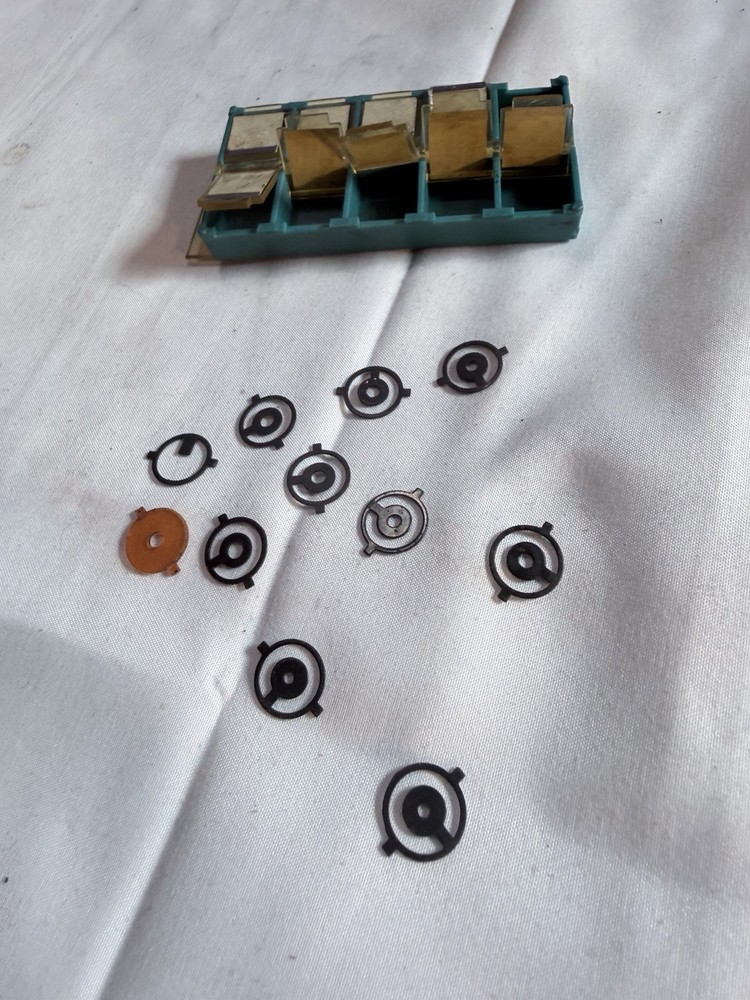 Anschutz 12mm Front Sight Insert Set 11 pcs w Amber Filter Target Rifle