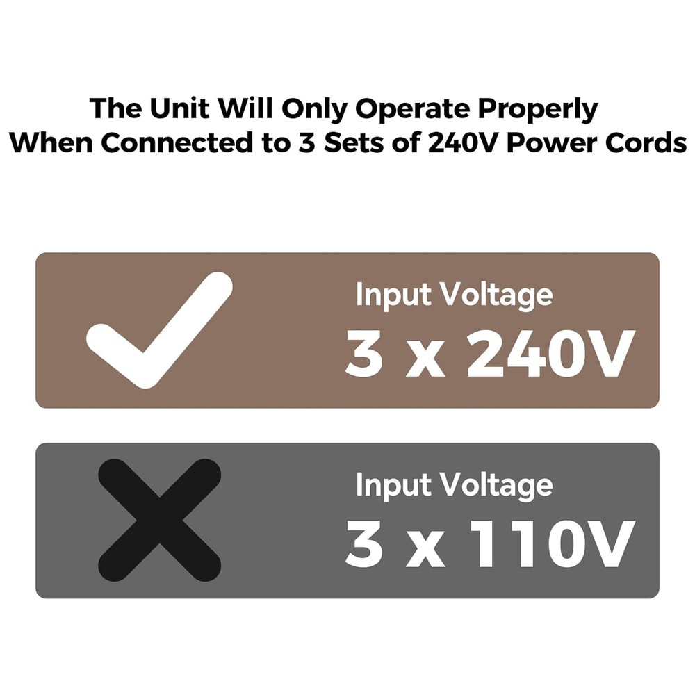 24kW Electric Tankless Water Heater Instant Hot Boiler for Whole House On-Demand