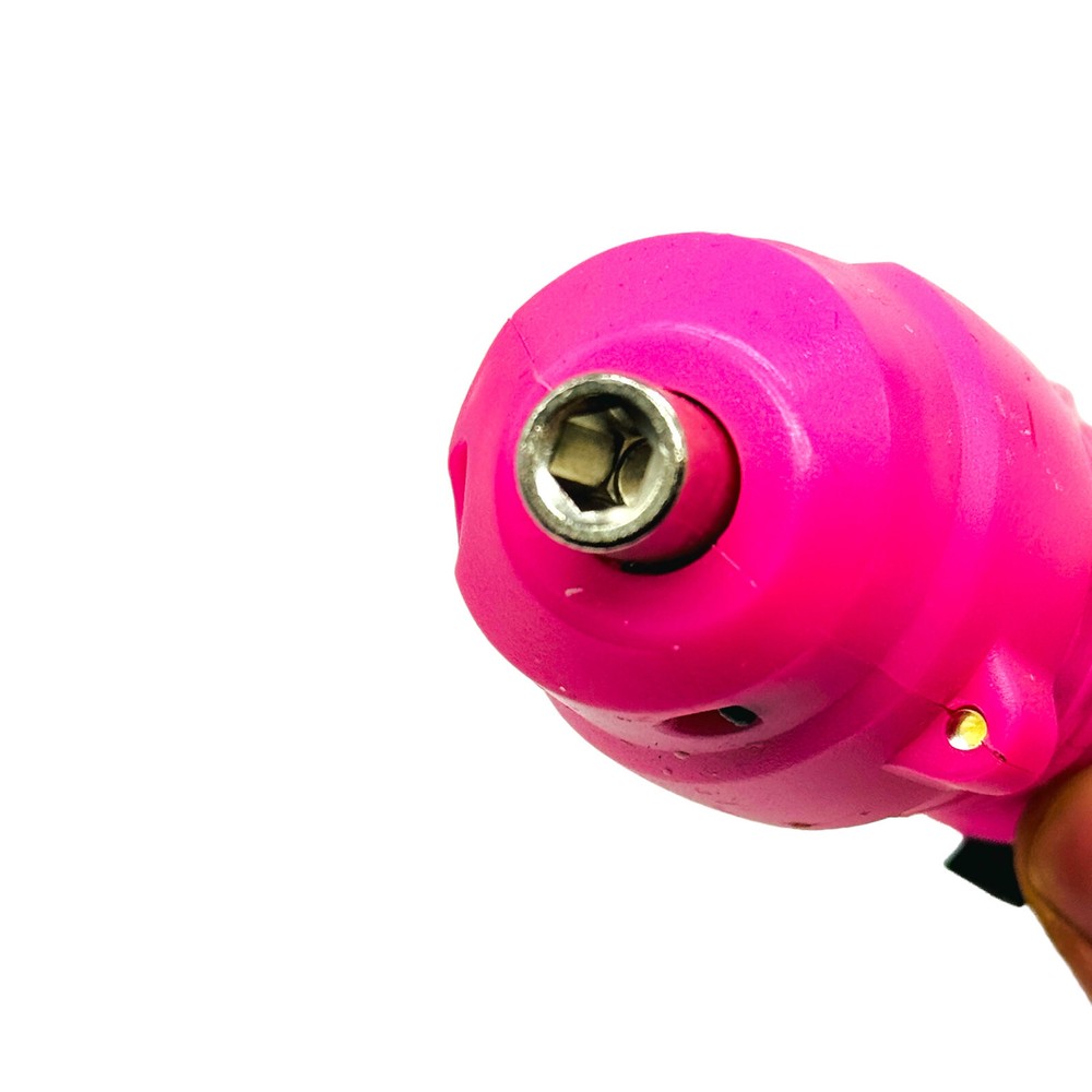 Solude Pink Cordless Rechargeable Screwdriver