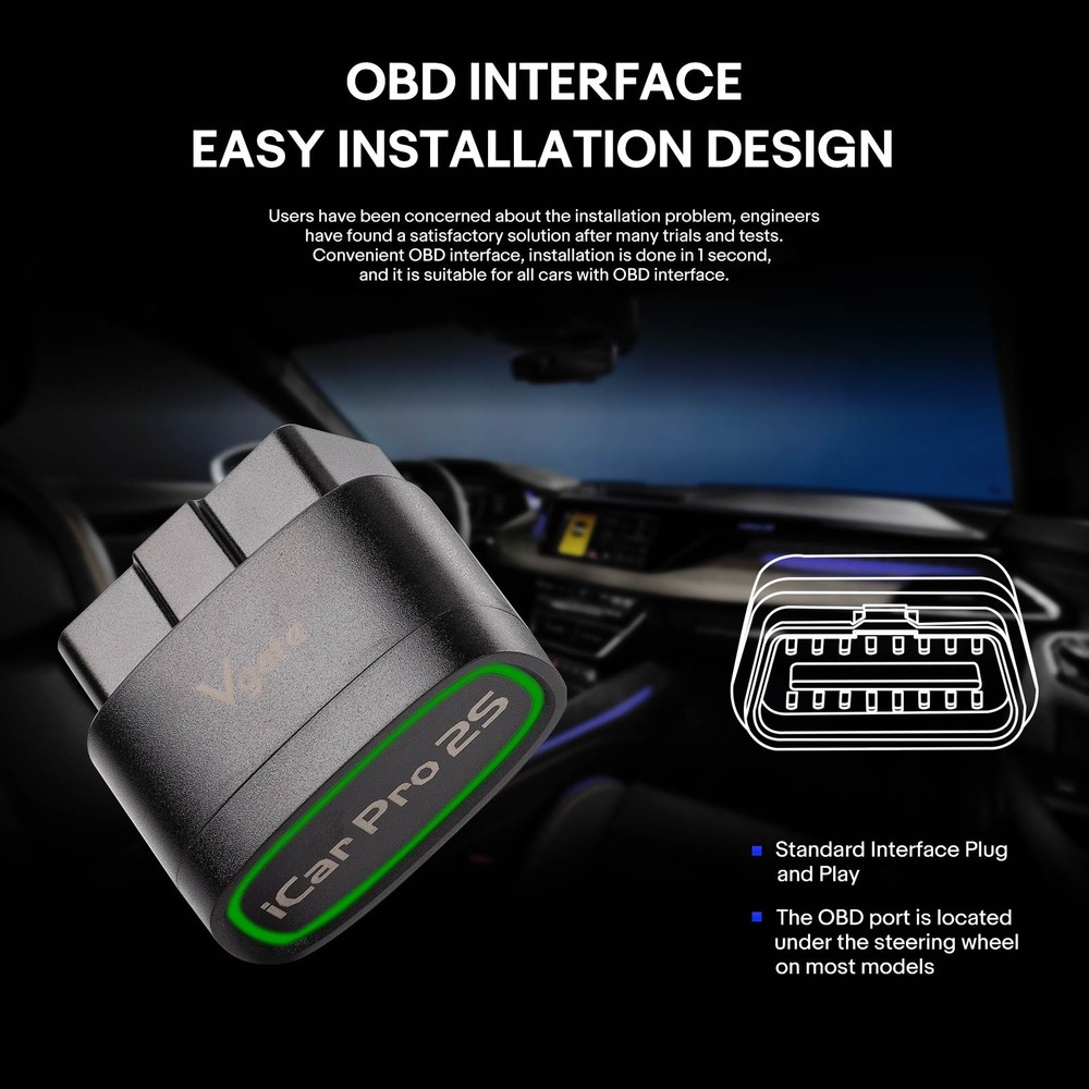 Vgate iCar Pro 2S Bluetooth OBD2 Scanner Car Diagnostic Tool Code Reader