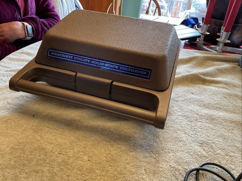 Vintage Heathkit Solid State Volt Meter IM-17 Clean UNTESTED