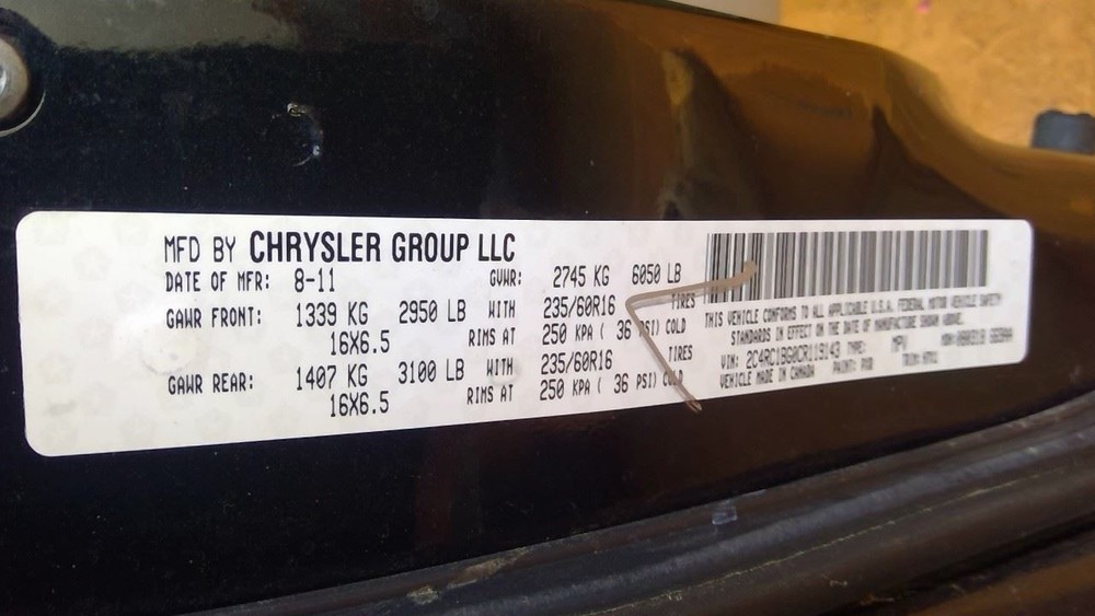 Engine ECM Electronic Control Module 3.6L Fits 12 CARAVAN 286959