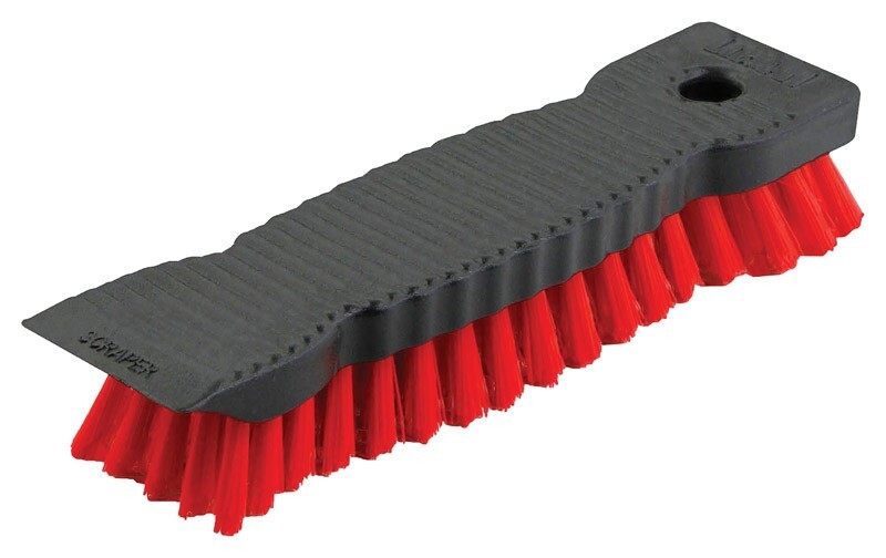 Libman 2 in. x 9 in. Medium Bristle Polypropylene Handle Scrub Brush Durable