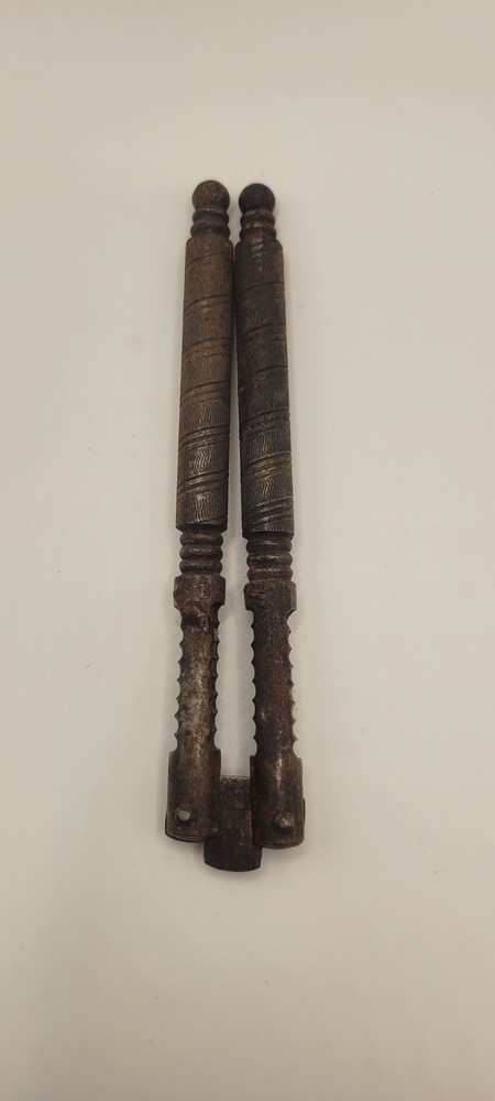 Vintage Reversible Flip Metal Nut Cracker