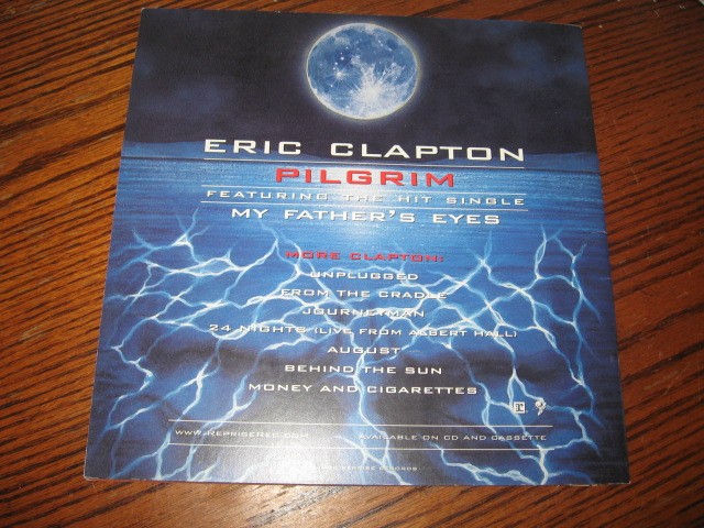 ERIC CLAPTON 1998 PILGRIM TOUR CONCERT PROGRAM BOOK BOOKLET