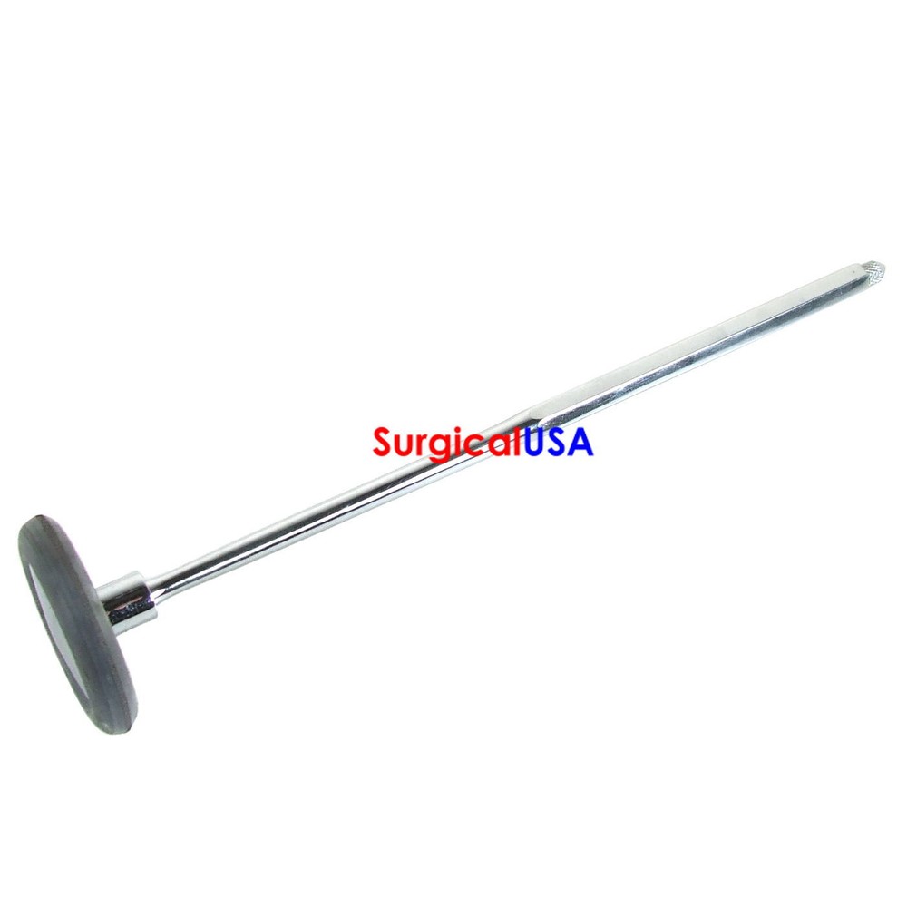 Babinsky Neurological Hammer 9" with Needle Black Bumper Chrome Plated Handle