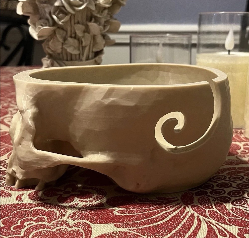 Skull Yarn / Wool Bowl