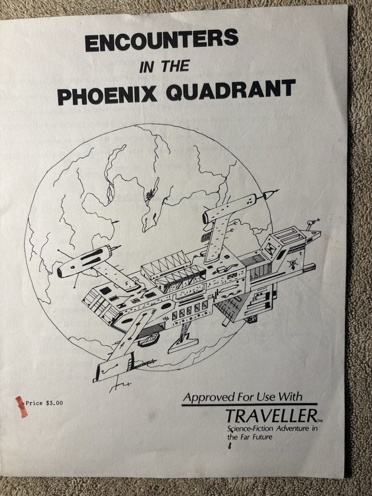 Traveller Encounters in the Phoenix Quadrant RPG Adventure Module