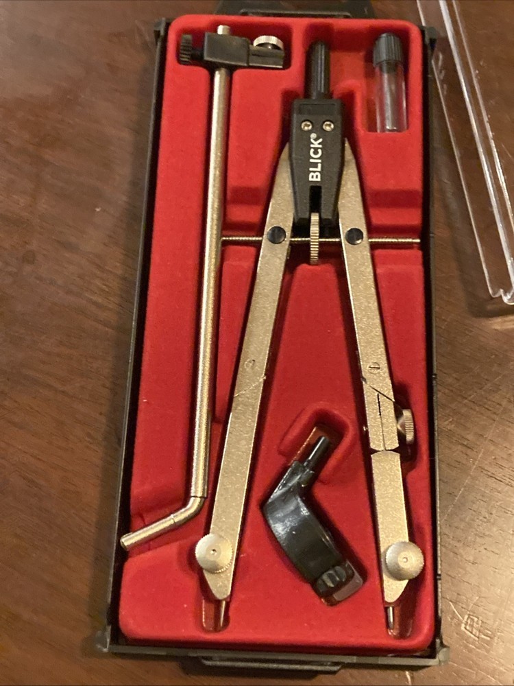 BLICK Geometry Precision Compass New Open Box made in Italy