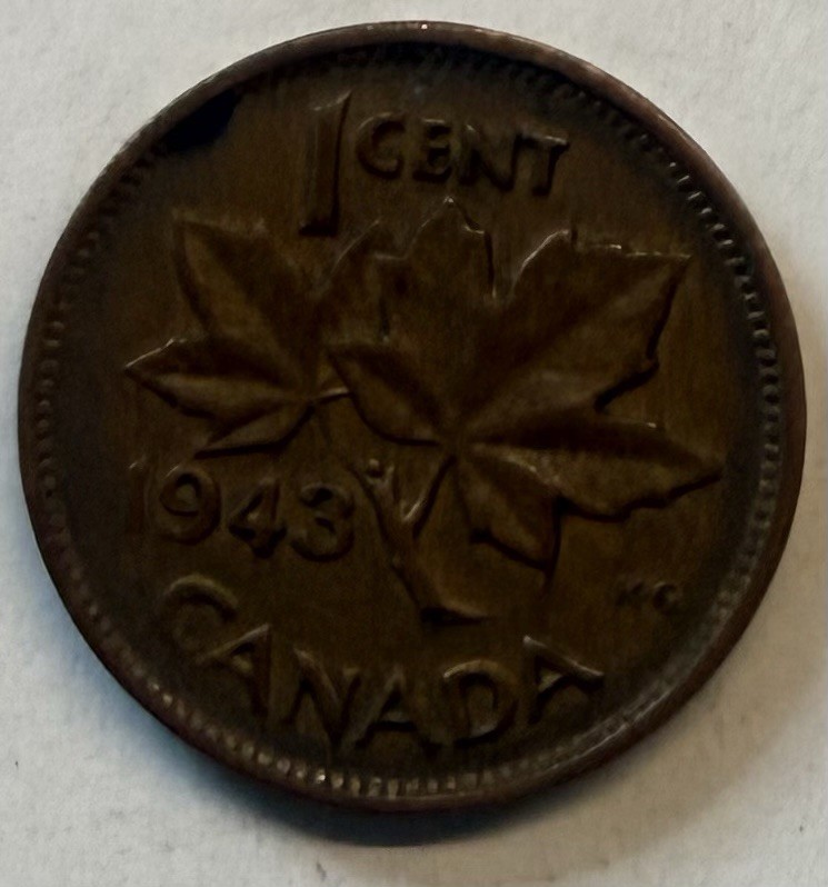 Canada 1943 Cent * Very Good Or Better