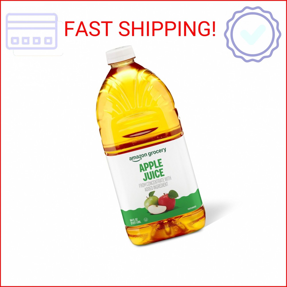 Amazon Grocery, Apple Juice, 64 Fl Oz