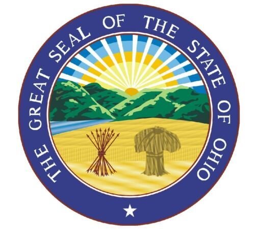 Ohio State Seal Sticker Decal R552