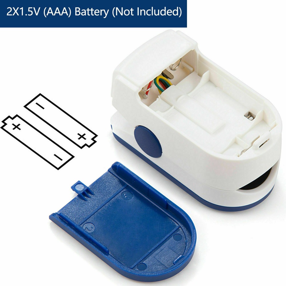 LED display fingertip pulse oximeter SpO2 oxygen saturation detector