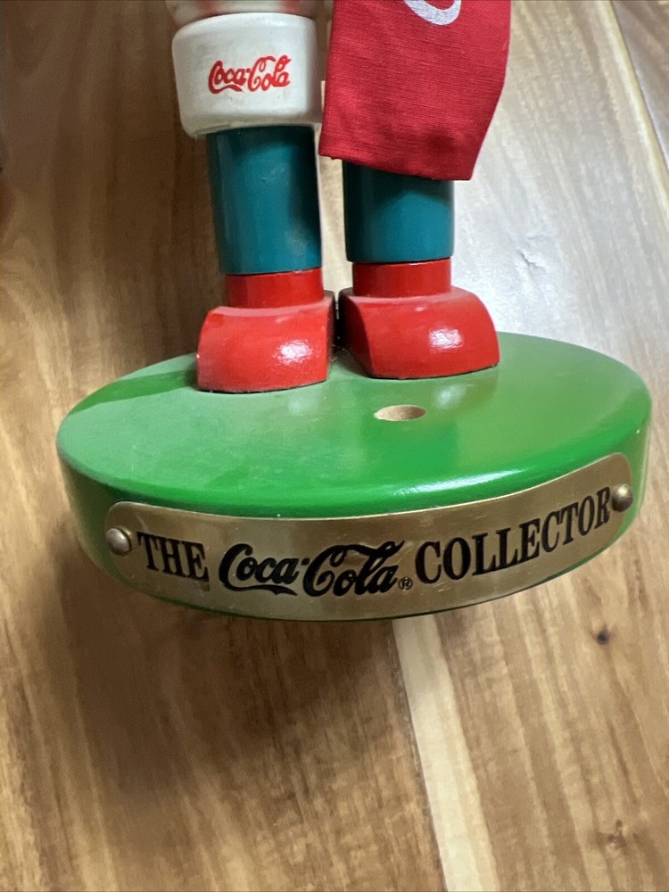 Vintage Original Steinbach Coca-Cola Collection Fan 1998 Nutcracker Missing Acc