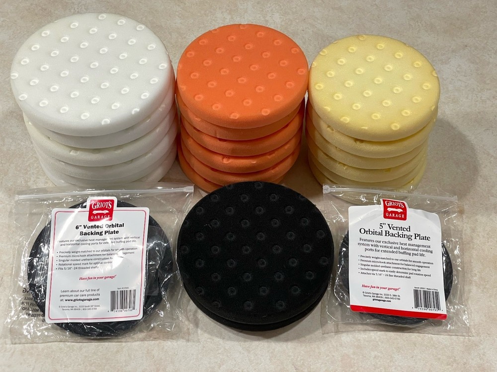 GRIOT’S RANDOM ORBITAL POLISHER - COMBO - NEW
