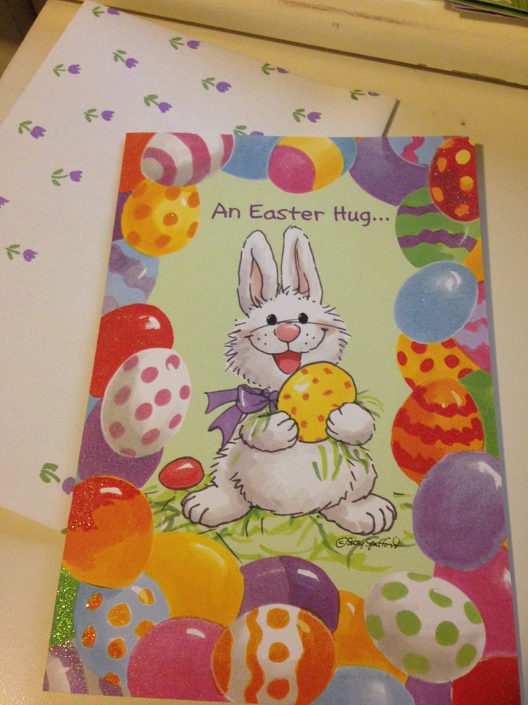 1 suzy's zoo  easter greeting  card