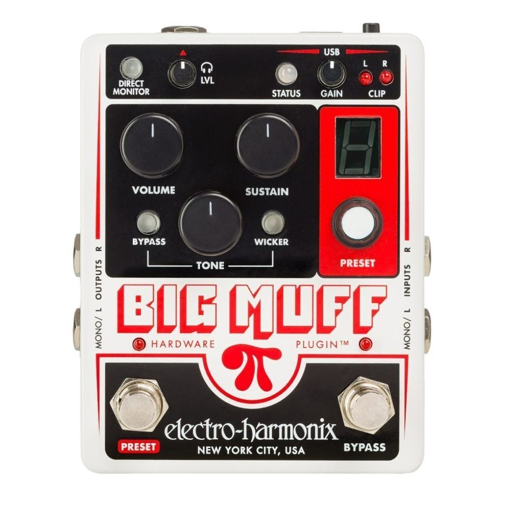 Electro-Harmonix Big Muff Pi Hardware Plugin Pedal Buffered Bypass TONE