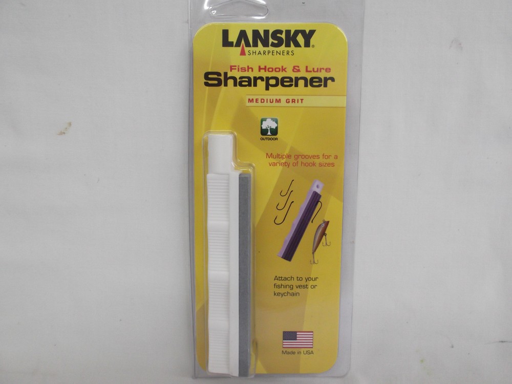 Lansky Fish Hook Sharpener Keyring Hone LFISH