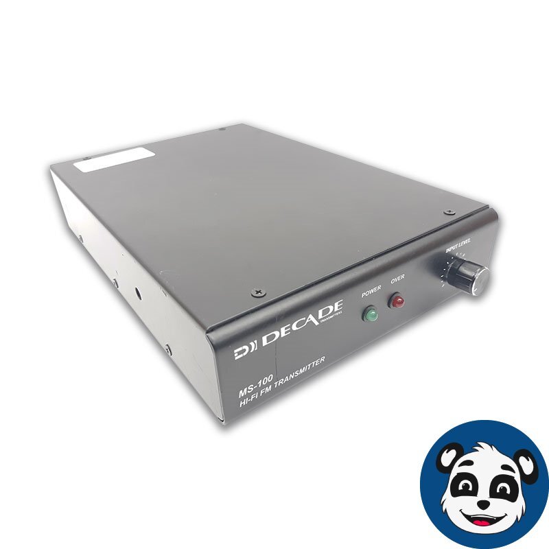 Decade MS-100 Hi-Fi FM Mono Transmitter Professional Broadcast No PSU