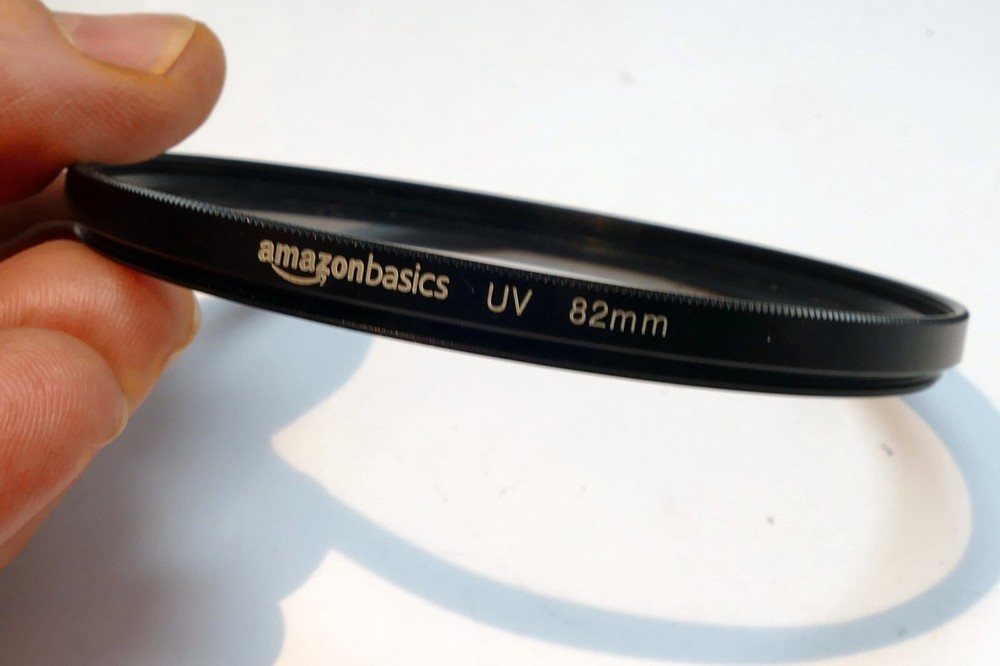 Amazon Basics UV 82mm Filter clear protector