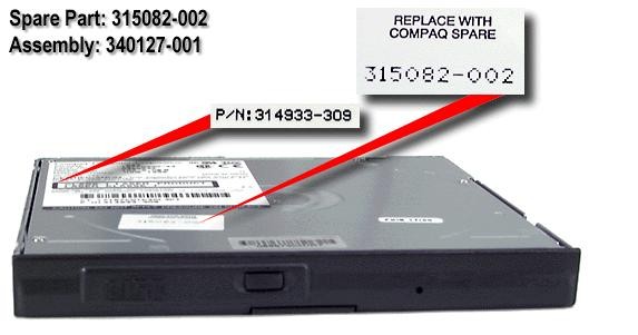 HP 315082-002 - 24x CD-Rom Drive
