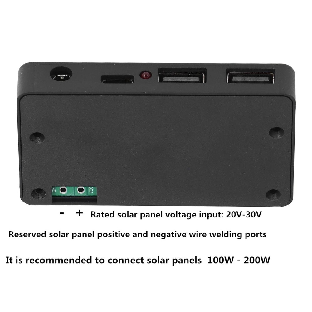 18V Folding Solar Charger Panel w/ USB Port Power Regulator Controller