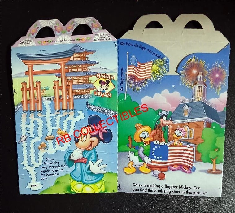 EPCOT '94 Adventure - McDonald's Happy Meal Box - 1994