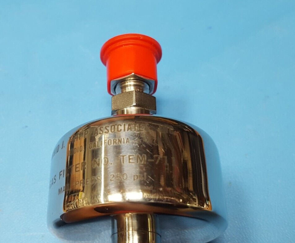 Gas Filter, TEM-711, DAVID J. TRIPP, 250 psi Max, NEW