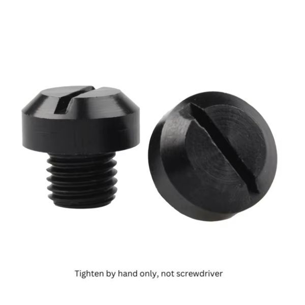 Mirror Blank Plug Caps Black for Honda CBF 500 2004-2008