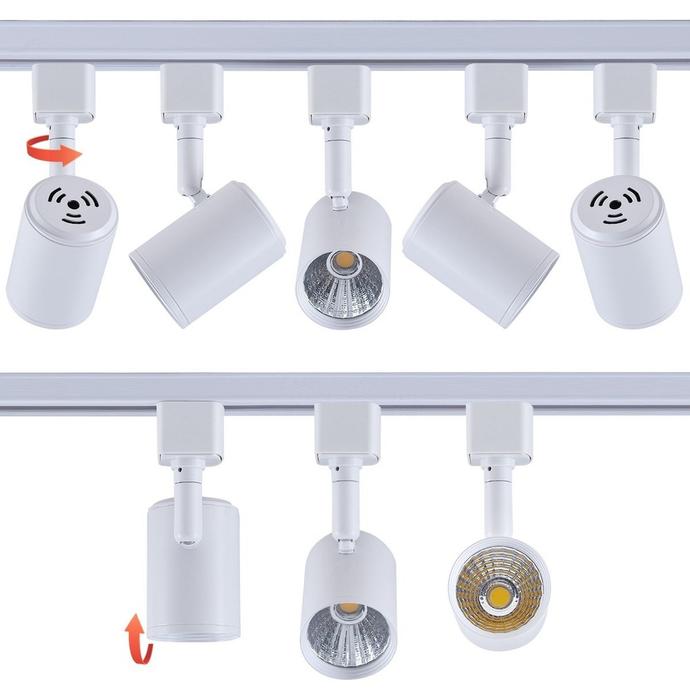 mirrea 6 Pack LED Track Lighting Heads Compatible (3000K Warm White)