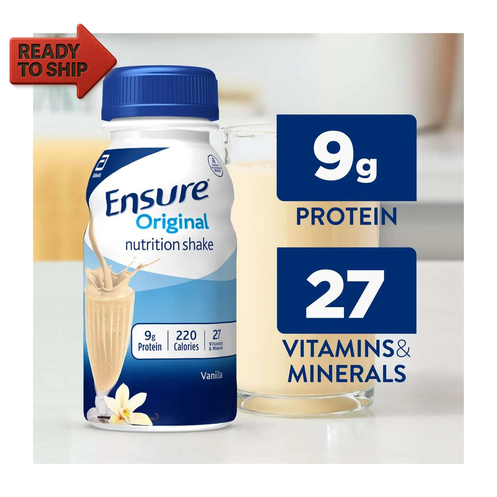 Original Nutrition Shake, 9G Protein, Vanilla, 8 Fl Oz - 6 Pack