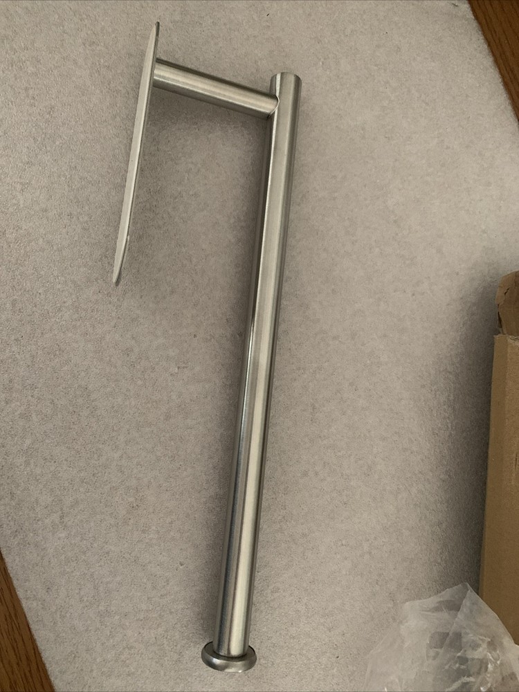 Self-Adhesive Paper Towel Holder - Elegant Under-Counter Solution in Silver