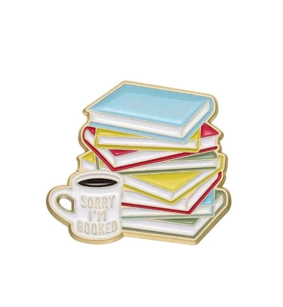 Sorry I'm Booked Enamel Pin