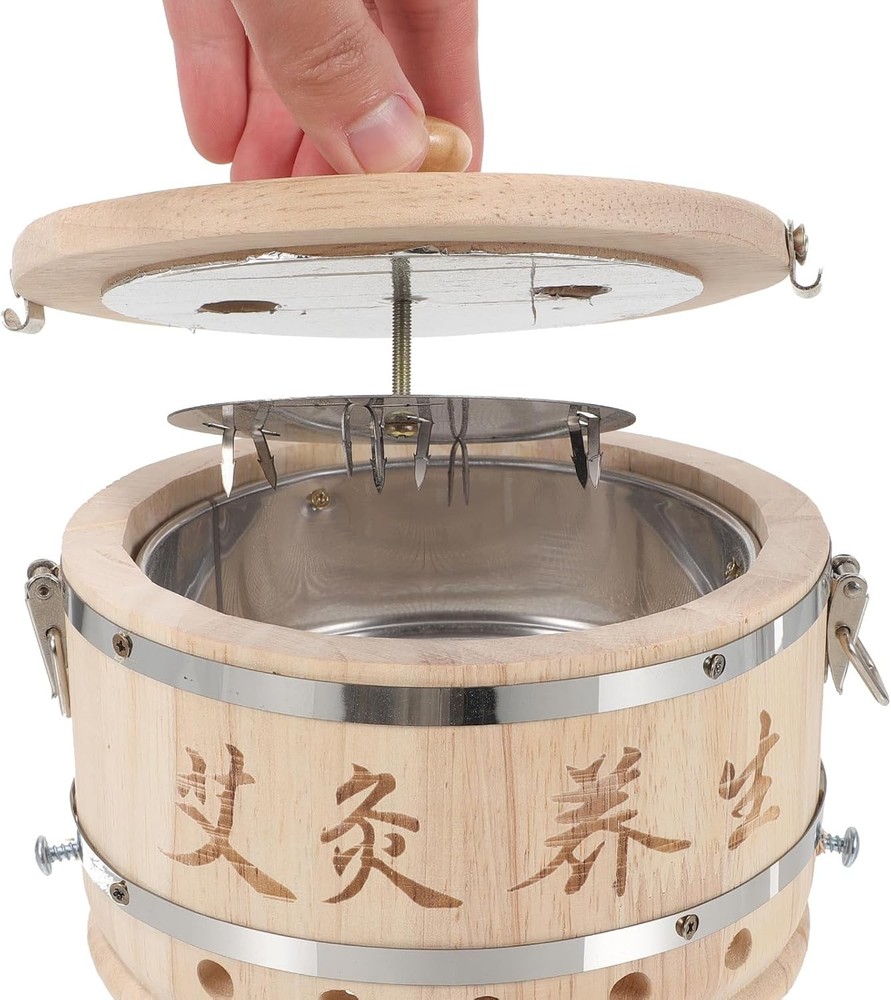 Portable Moxa Burner Case with Adjustable Features for Abdomen Moxibustion