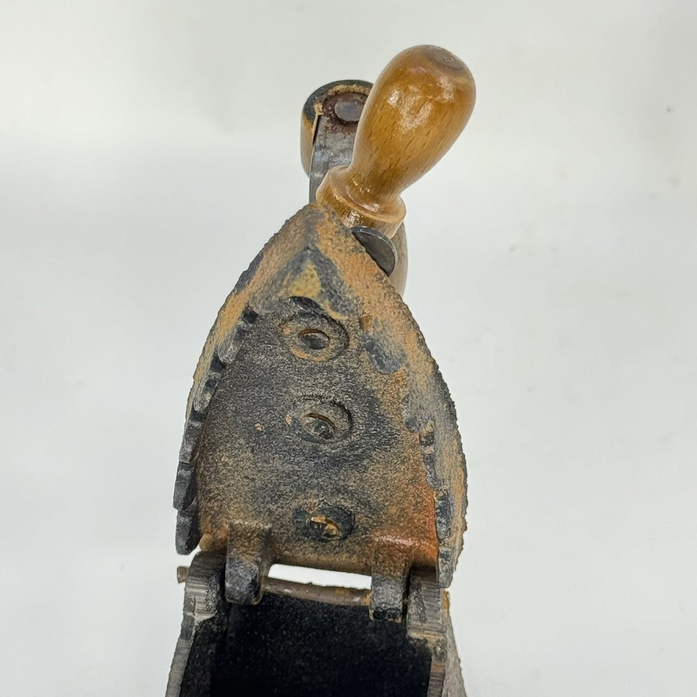 Vintage Mini 4” Cast Iron Sad Coal Fired Clothes Press Iron