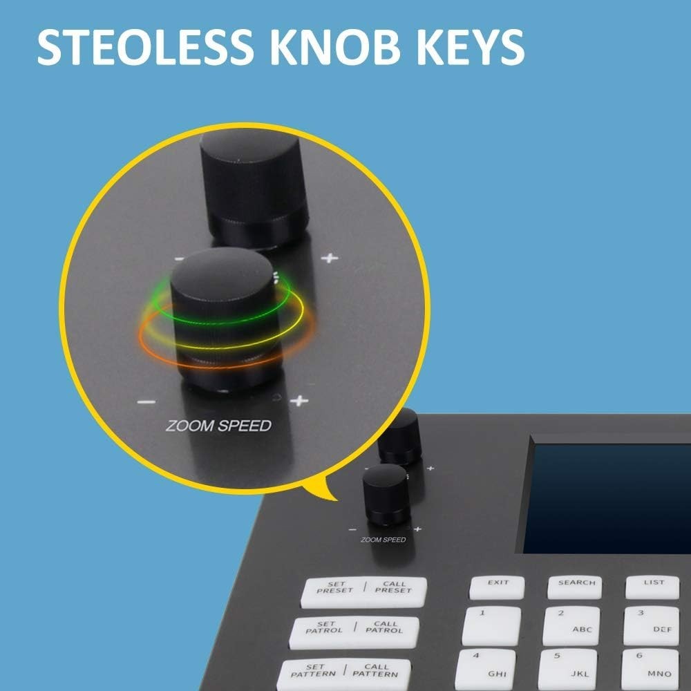 PTZ Controller Camera Controller POE Network 4D Joystick Decoding Keyboard In...