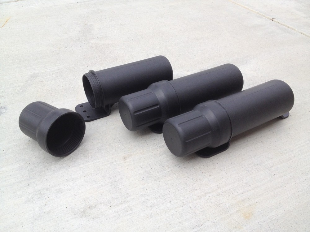 3 Pcs Motorcycle Storage Canister Multi-use Tool Tube