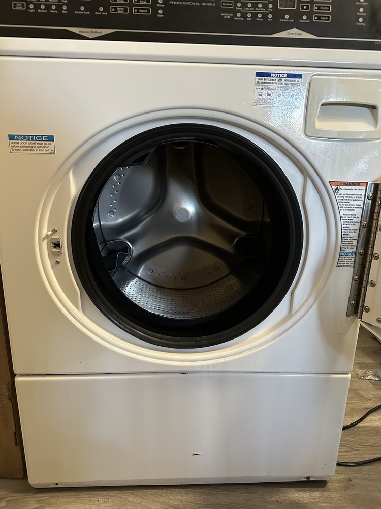 Speed Queen SF7000WE Stackable Electric Front-Loading Washer Dryer White