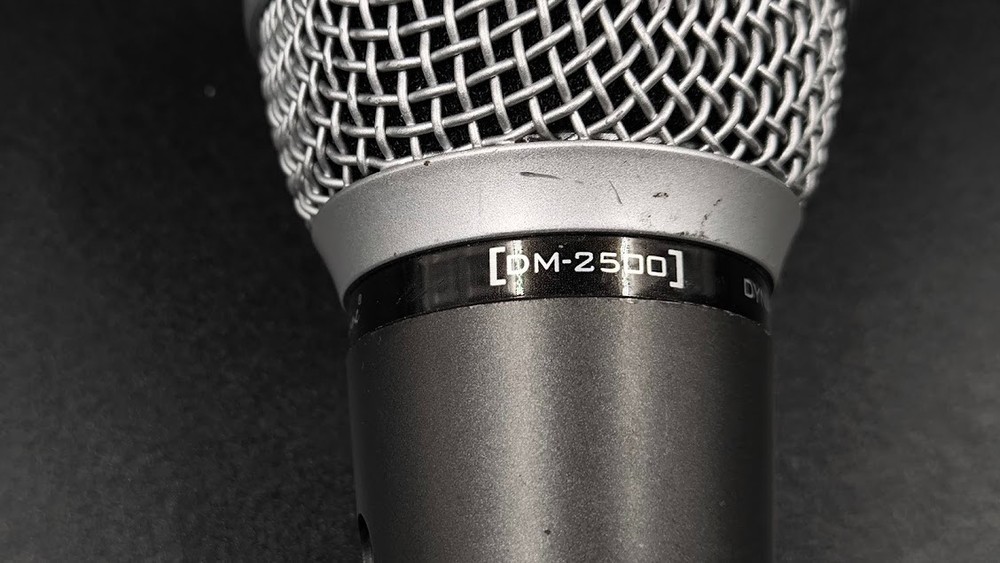 Stage Line DM-2500 Dynamic Microphone Used Working Grey