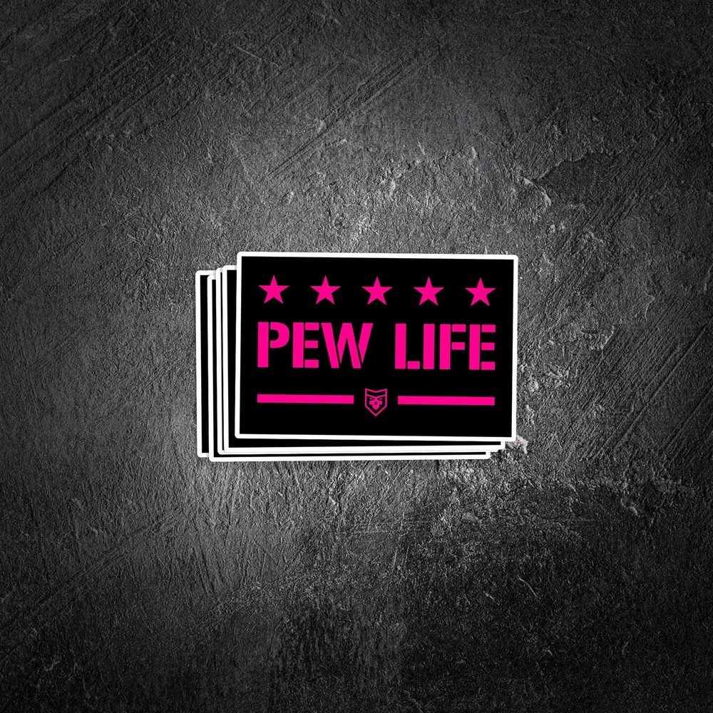 Pew Life Vinyl Decal