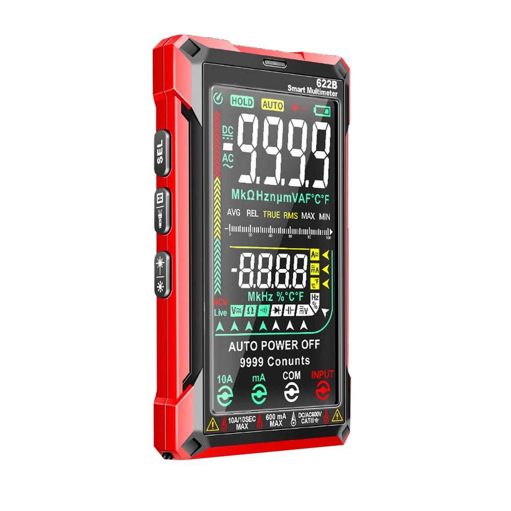 ANENG 622B Digital Touch Multimeter Auto Range True RMS AC DC Volt Current Meter