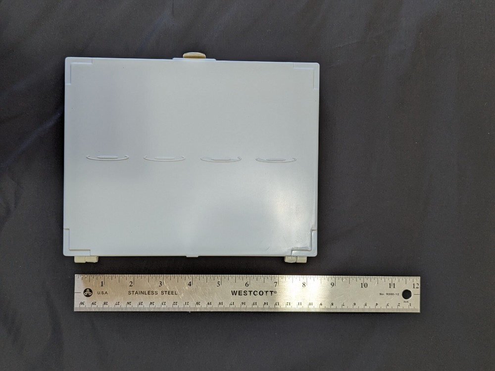 microscope slide storage box, hold 100 slides, white, stackable, cork lining