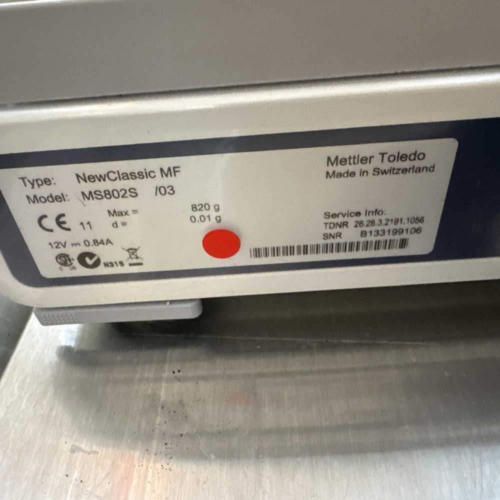 METTLER TOLEDO MS802S
