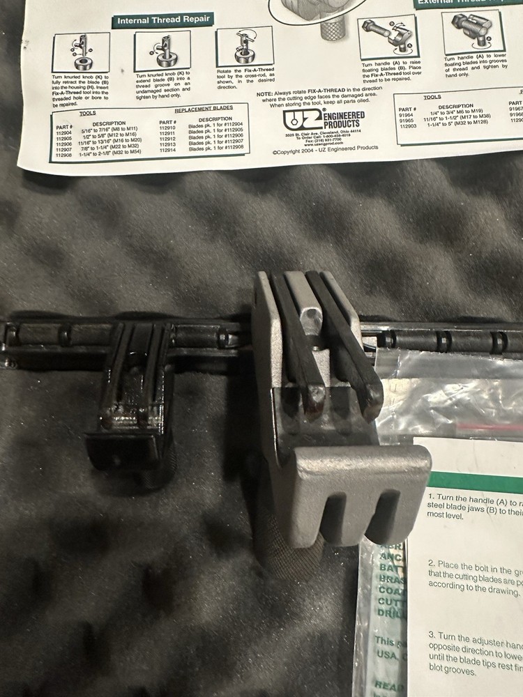 UZ Engineered Products small external fix-A-thread kit-966