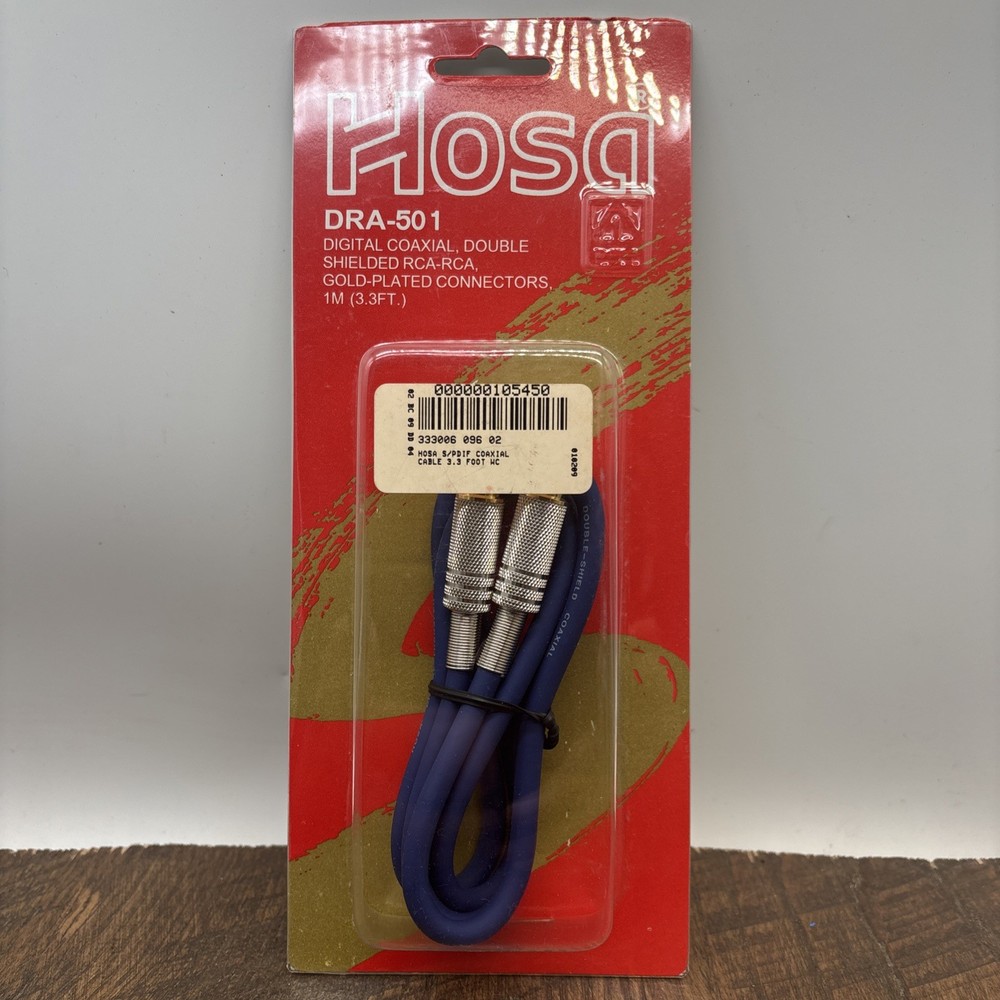 Hosa DRA-501 S/PDIF Cable 1m