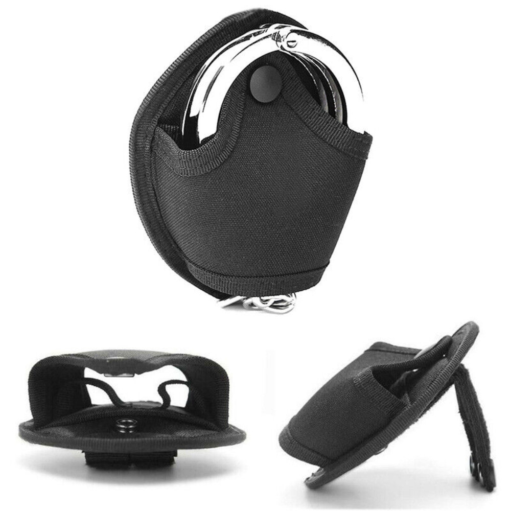 Handcuff Holder Military Standard Handcuff Pouch Belt Loop Black Handcuff Case