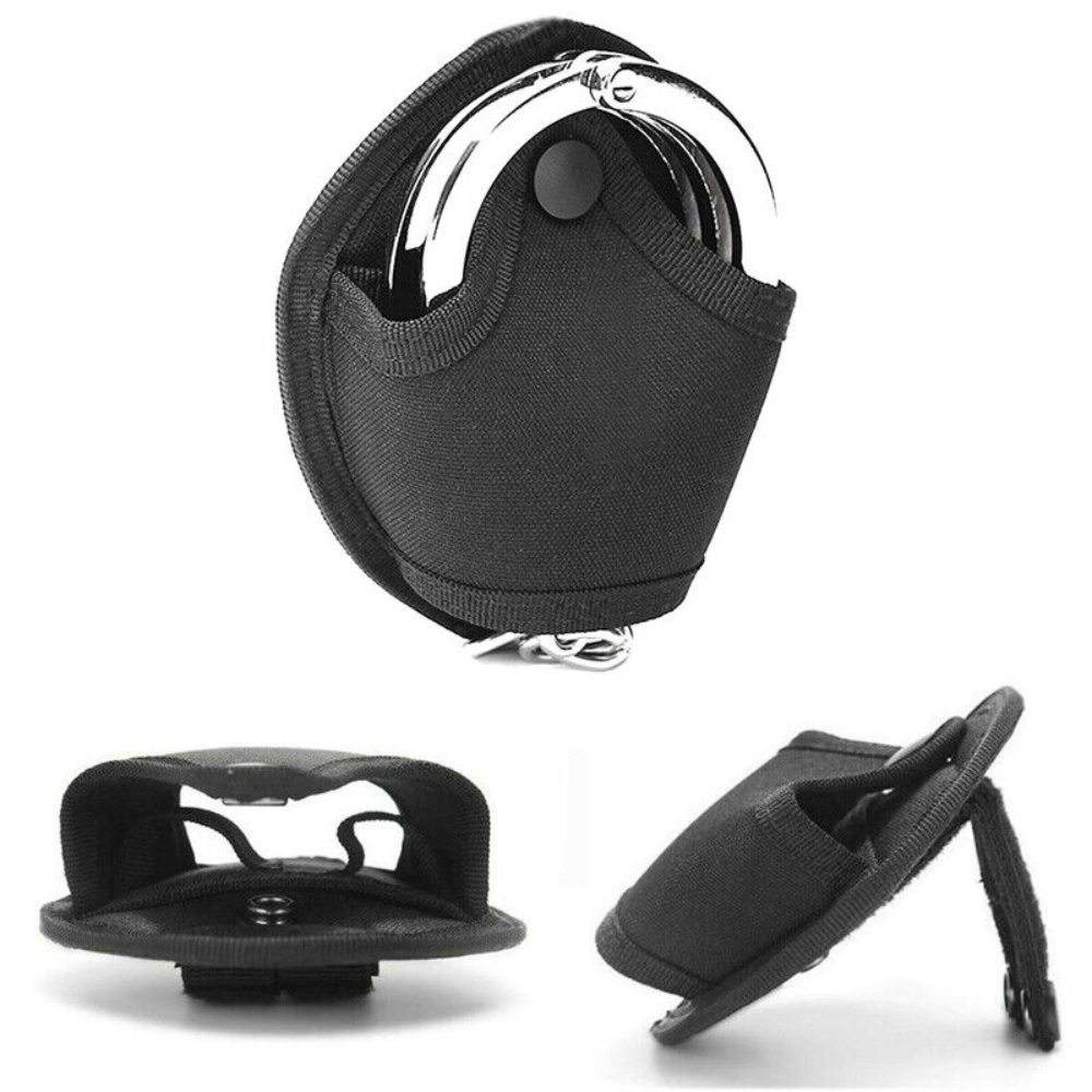 Handcuff Holder Military Standard Handcuff Pouch Belt Loop Black Handcuff Case