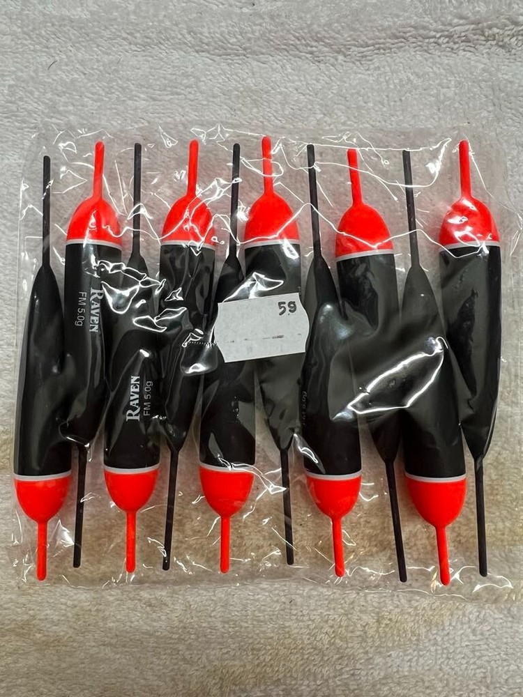 Raven FM Fast Current Medium Depth Premium Balsa Float 5.0g.    10 per pack.